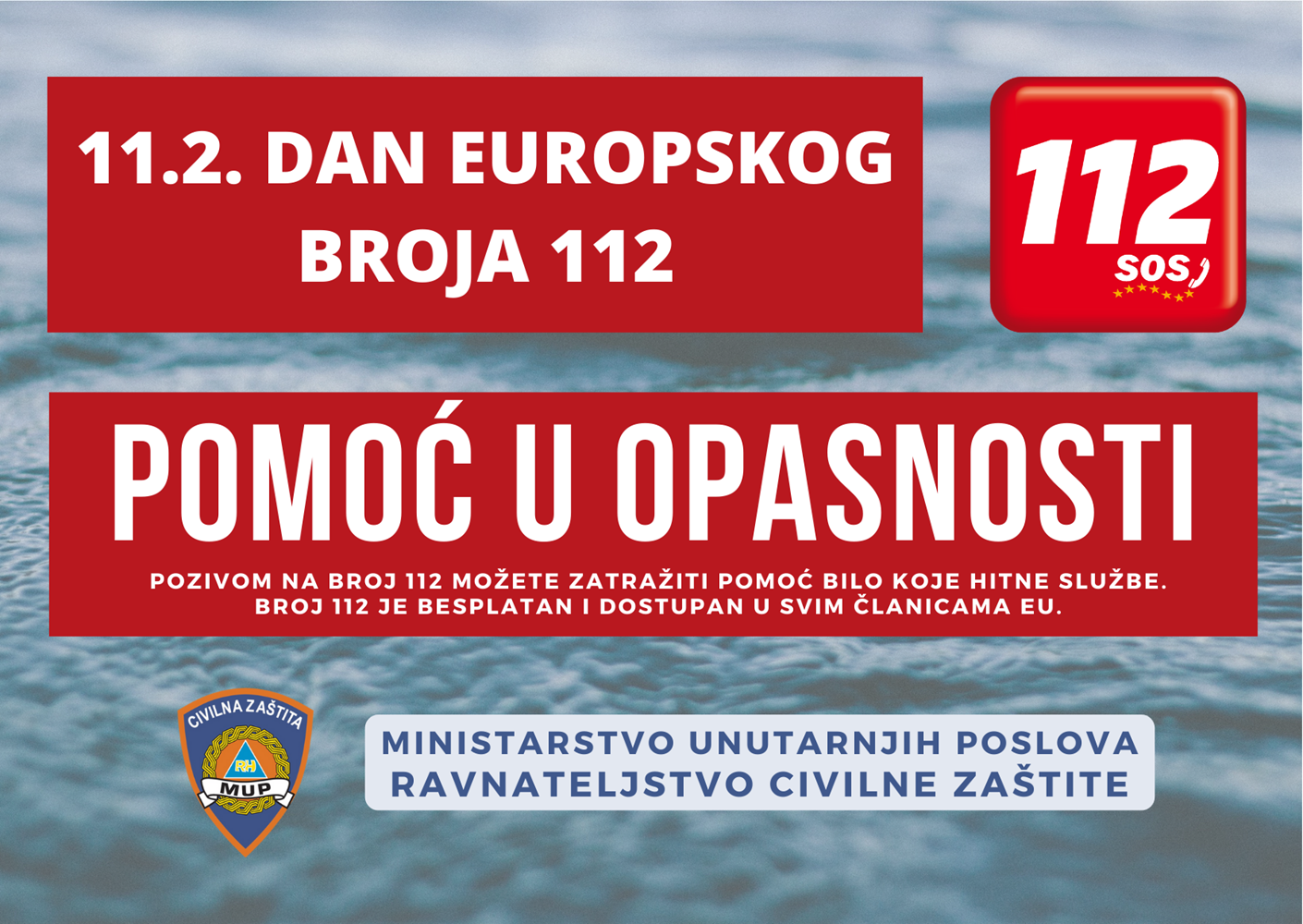 Ravnateljstvo civilne zatite - Obiljeavanje Dana jedinstvenog europskog  broja za hitne slube 112